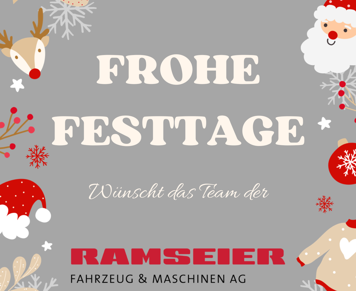 Frohe Festtage
